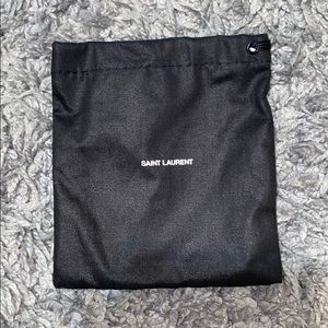 saint laurent card case dust bag